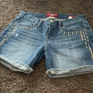 Lucky jean shorts